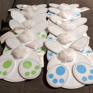 NEW 10 Peter Cottontail Felt & Mesh Easter Bunnies